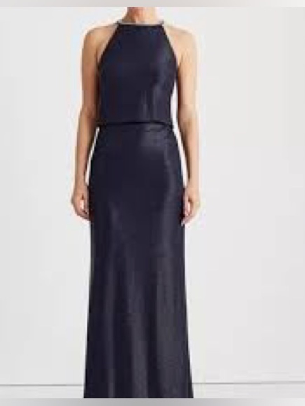 🔷RALPH LAUREN Metallic Halter-Neck Gown🔷 - Picture 16 of 16